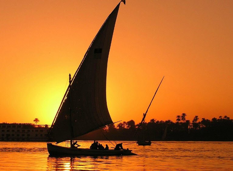 Felucca Ride on the Nile, Luxor, Aswan, Cairo, Egypt